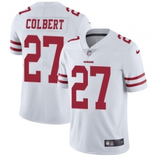 Men's Nike San Francisco 49ers #27 Adrian Colbert White Vapor Untouchable Limited Player NFL Jersey