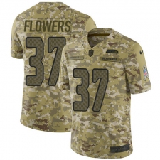 Youth Nike Seattle Seahawks #37 Tre Flowers Limited Camo 2018 Salute to Service NFL Jersey