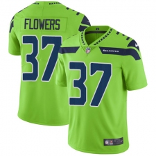 Youth Nike Seattle Seahawks #37 Tre Flowers Limited Green Rush Vapor Untouchable NFL Jersey