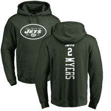 NFL Nike New York Jets #2 Jason Myers Green Backer Pullover Hoodie