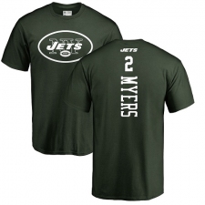NFL Nike New York Jets #2 Jason Myers Green Backer T-Shirt