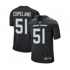Men's New York Jets #51 Brandon Copeland Game Black Alternate Football Jersey