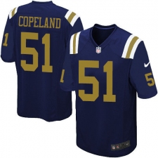 Men's Nike New York Jets #51 Brandon Copeland Game Navy Blue Alternate NFL Jersey