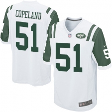 Men's Nike New York Jets #51 Brandon Copeland Game White NFL Jersey