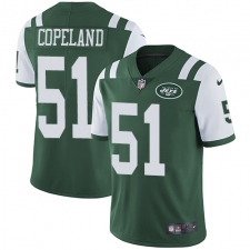 Men's Nike New York Jets #51 Brandon Copeland Green Team Color Vapor Untouchable Limited Player NFL Jersey
