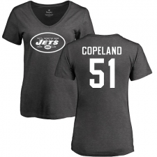 NFL Women's Nike New York Jets #51 Brandon Copeland Ash One Color T-Shirt