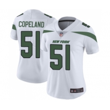 Women's New York Jets #51 Brandon Copeland White Vapor Untouchable Limited Player Football Jersey