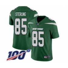 Men's New York Jets #85 Neal Sterling Green Team Color Vapor Untouchable Limited Player 100th Season Football Jersey