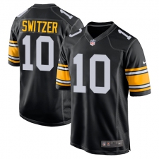 Men's Nike Pittsburgh Steelers #10 Ryan Switzer Game Black Alternate NFL Jersey