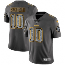 Men's Nike Pittsburgh Steelers #10 Ryan Switzer Gray Static Vapor Untouchable Limited NFL Jersey