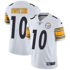 Men's Nike Pittsburgh Steelers #10 Ryan Switzer White Vapor Untouchable Limited Player NFL Jersey