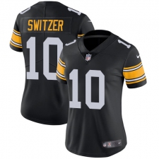 Women Nike Pittsburgh Steelers #10 Ryan Switzer Black Alternate Vapor Untouchable Limited Player NFL Jersey