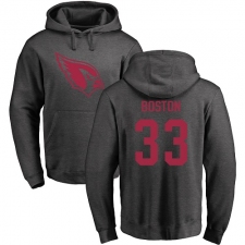 NFL Nike Arizona Cardinals #33 Tre Boston Ash One Color Pullover Hoodie