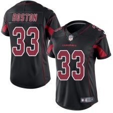 Women Nike Arizona Cardinals #33 Tre Boston Limited Black Rush Vapor Untouchable NFL Jersey