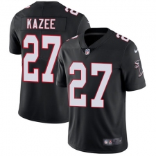 Men's Nike Atlanta Falcons #27 Damontae Kazee Black Alternate Vapor Untouchable Limited Player NFL Jersey