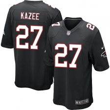Men's Nike Atlanta Falcons #27 Damontae Kazee Game Black Alternate NFL Jersey