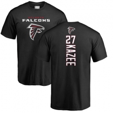 NFL Nike Atlanta Falcons #27 Damontae Kazee Black Backer T-Shirt