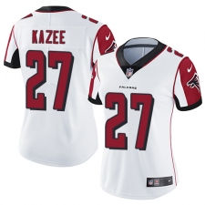 Women Nike Atlanta Falcons #27 Damontae Kazee White Vapor Untouchable Limited Player NFL Jersey