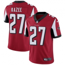 Youth Nike Atlanta Falcons #27 Damontae Kazee Red Team Color Vapor Untouchable Limited Player NFL Jersey