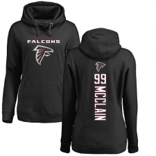 NFL Women's Nike Atlanta Falcons #99 Terrell McClain Black Backer Pullover Hoodie