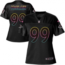 Women Nike Atlanta Falcons #99 Terrell McClain Game Black Fashion NFL Jersey
