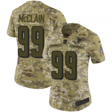 Women's Nike Atlanta Falcons #99 Terrell McClain Limited Camo 2018 Salute to Service NFL Jersey