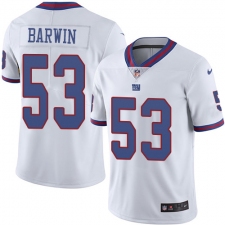 Men's Nike New York Giants #53 Connor Barwin Limited White Rush Vapor Untouchable NFL Jersey