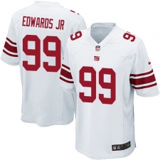 Men's Nike New York Giants #99 Mario Edwards Jr Game White NFL Jersey