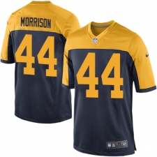 Men's Nike Green Bay Packers #44 Antonio Morrison Game Navy Blue Alternate NFL Jersey
