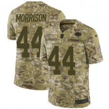 Men's Nike Green Bay Packers #44 Antonio Morrison Limited Camo 2018 Salute to Service NFL Jersey
