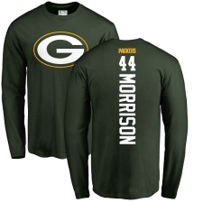 NFL Nike Green Bay Packers #44 Antonio Morrison Green Backer Long Sleeve T-Shirt