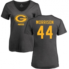 NFL Women's Nike Green Bay Packers #44 Antonio Morrison Ash One Color T-Shirt