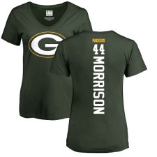 NFL Women's Nike Green Bay Packers #44 Antonio Morrison Green Backer T-Shirt
