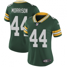 Women's Nike Green Bay Packers #44 Antonio Morrison Green Team Color Vapor Untouchable Limited Player NFL Jersey
