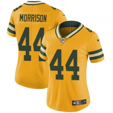 Women's Nike Green Bay Packers #44 Antonio Morrison Limited Gold Rush Vapor Untouchable NFL Jersey