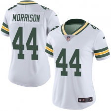 Women's Nike Green Bay Packers #44 Antonio Morrison White Vapor Untouchable Limited Player NFL Jersey