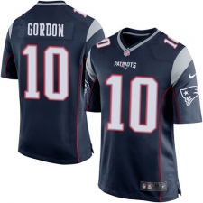 Men's Nike New England Patriots #10 Josh Gordon Game Navy Blue Team Color NFL Jersey