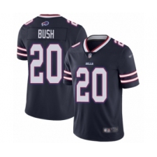 Men's Buffalo Bills #20 Rafael Bush Limited Navy Blue Inverted Legend Football Jersey