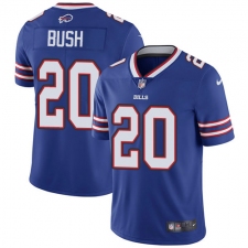 Men's Nike Buffalo Bills #20 Rafael Bush Royal Blue Team Color Vapor Untouchable Limited Player NFL Jersey