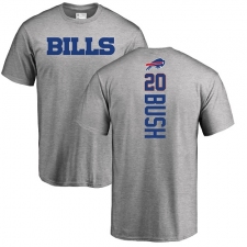 NFL Nike Buffalo Bills #20 Rafael Bush Ash Backer T-Shirt