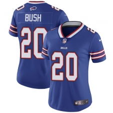 Women's Nike Buffalo Bills #20 Rafael Bush Royal Blue Team Color Vapor Untouchable Limited Player NFL Jersey