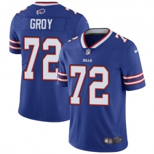 Men's Nike Buffalo Bills #72 Ryan Groy Royal Blue Team Color Vapor Untouchable Limited Player NFL Jersey