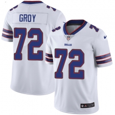 Men's Nike Buffalo Bills #72 Ryan Groy White Vapor Untouchable Limited Player NFL Jersey
