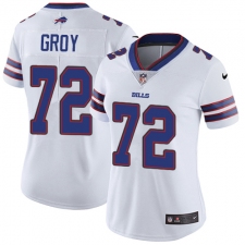 Women's Nike Buffalo Bills #72 Ryan Groy White Vapor Untouchable Limited Player NFL Jersey