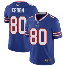 Youth Nike Buffalo Bills #80 Jason Croom Royal Blue Team Color Vapor Untouchable Limited Player NFL Jersey