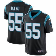 Men's Nike Carolina Panthers #55 David Mayo Black Team Color Vapor Untouchable Limited Player NFL Jersey
