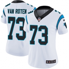 Women's Nike Carolina Panthers #73 Greg Van Roten White Vapor Untouchable Limited Player NFL Jersey