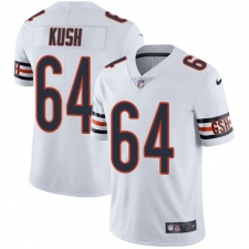 Men's Nike Chicago Bears #64 Eric Kush White Vapor Untouchable Limited Player NFL Jersey