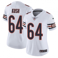 Women's Nike Chicago Bears #64 Eric Kush White Vapor Untouchable Limited Player NFL Jersey