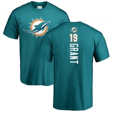 NFL Nike Miami Dolphins #19 Jakeem Grant Aqua Green Backer T-Shirt